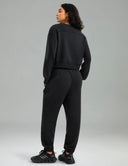 Velvra Modal Fleece Crewneck Sweatshirt w/ Thumb Holes