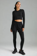 Dreamlux Long Sleeve Cropped Workout Shirt