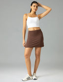 Dreamlux High Waisted Seamless Work Skirt w/ Built-in Shorts & Pockets