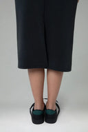 Velvra Modal Streamline Midi Skirt w/ Pockets