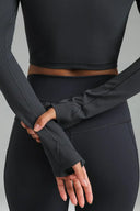 Dreamlux Long Sleeve Cropped Workout Shirt