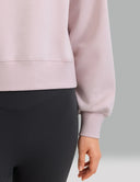 Velvra Modal Fleece Crewneck Sweatshirt w/ Thumb Holes