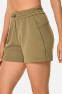 Shorts lounge de modal de 4" con bolsillos
