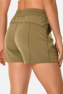 Shorts lounge de modal de 4" con bolsillos