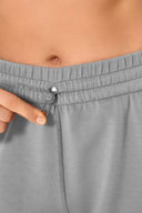 Shorts lounge de modal de 4" con bolsillos
