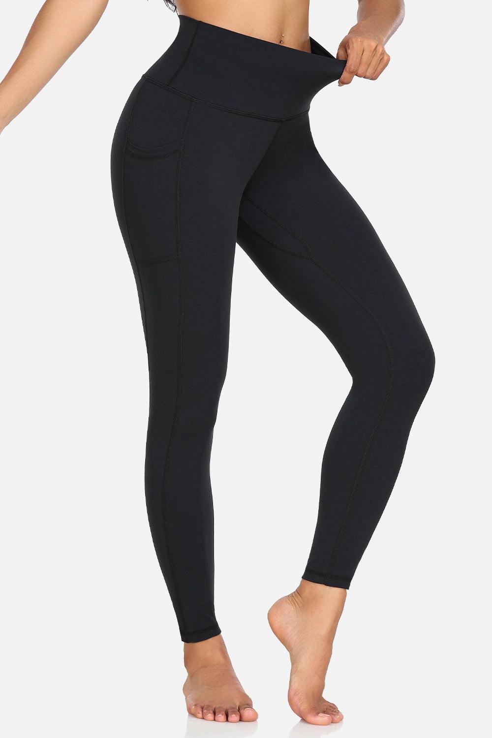 No roll yoga pants best sale