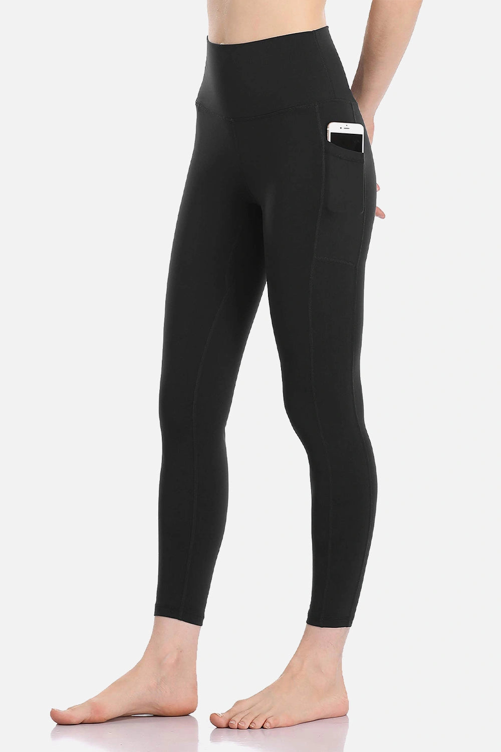 Spalding Women's Activewear Cotton Blend 25.5 Inseam Legging with Pockets