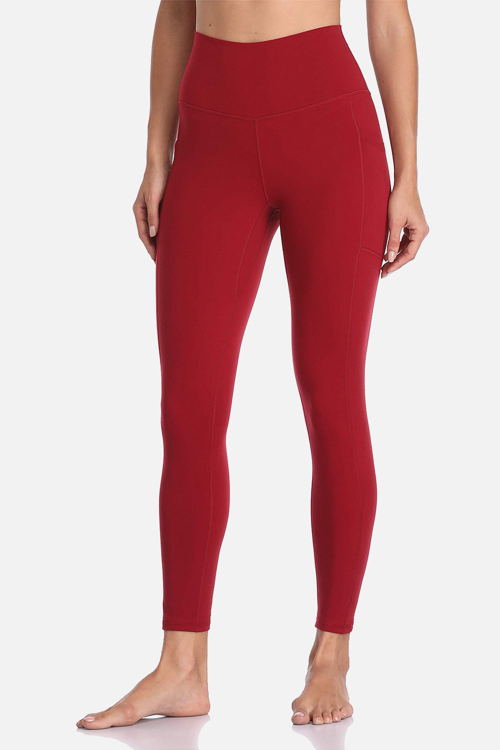 Essential Legging- Merlot Red