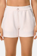 Shorts lounge de modal de 4" con bolsillos