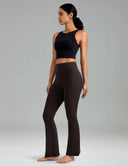 Dreamlux High Waisted No Front Seam Flare Legging w/Pockets 31.5"