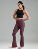 Dreamlux High Waisted No Front Seam Flare Legging w/Pockets 31.5"