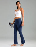 Dreamlux High Waisted No Front Seam Flare Legging w/Pockets 31.5"