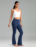 Dreamlux High Waisted No Front Seam Flare Legging w/Pockets 31.5"