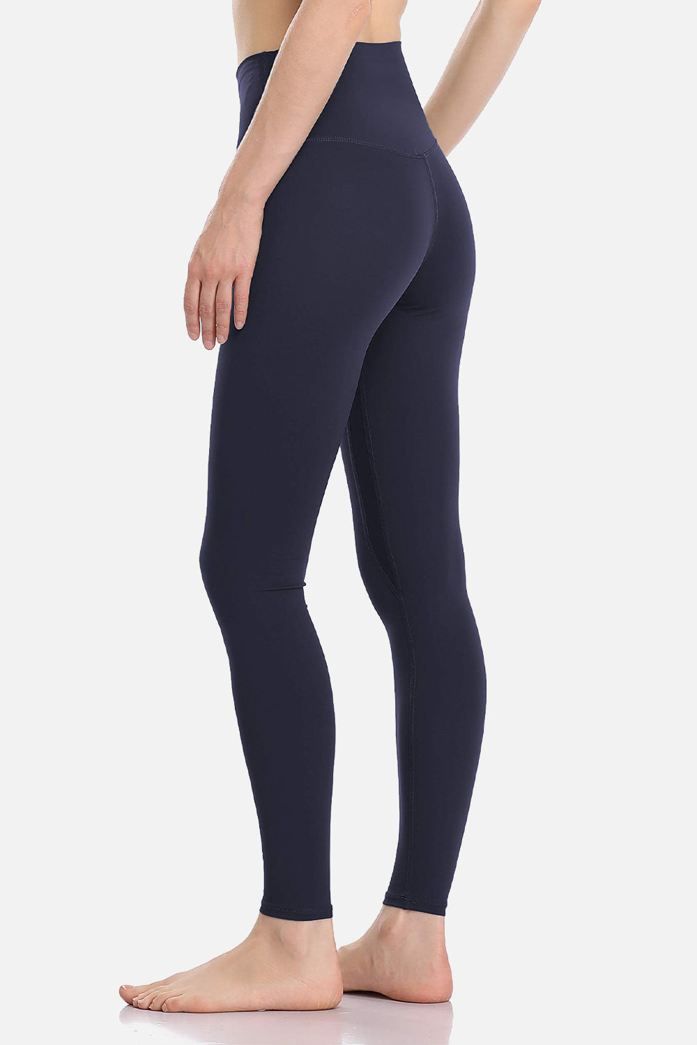 Colorfulkoala Women's High Waisted Tummy Control Workout Leggings 7/8  Length Ultra Soft Yoga Pants 28 (L, Mauve Pink)