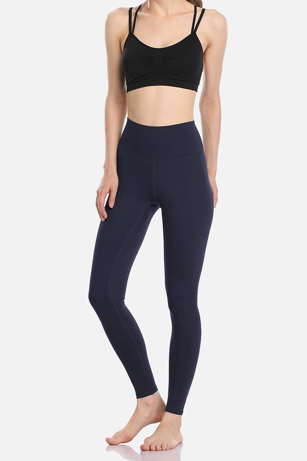 Conceited Black/White Premium Buttery Soft High Waisted Leggings
