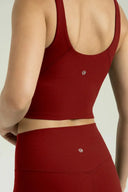 Camiseta sin mangas corta con cuello en V acanalado Dreamlux 