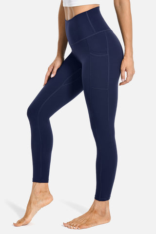 Cathalem Cotton Yoga Pants with Pockets High-waist Slim-fitting