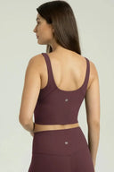 Camiseta sin mangas corta con cuello en V acanalado Dreamlux 