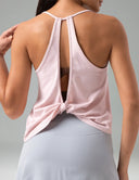 Sorona Open Back Sleeveless Workout & Yoga Tank Top