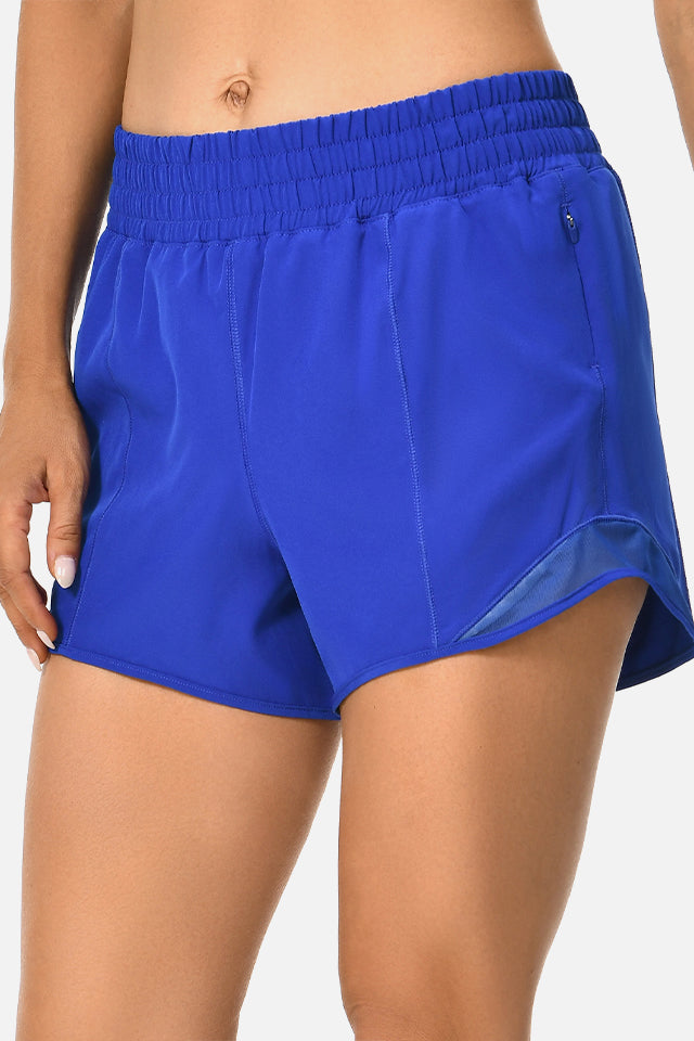 4 High Waisted Quick Dry Running Shorts w/ Pockets